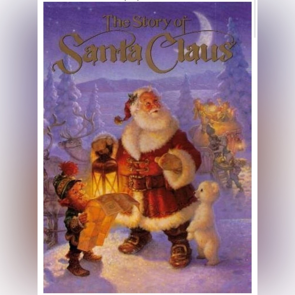 5for$20📗Vintage book -The Story of Santa Claus Book